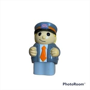 Mega Bloks Conductor Figure Kids Toy